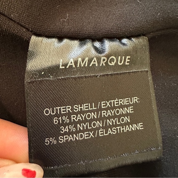 LAMARQUE Yarina Feather Camisole Boa Top Kendall Jenner in Black Sz. Small - Picture 8 of 11